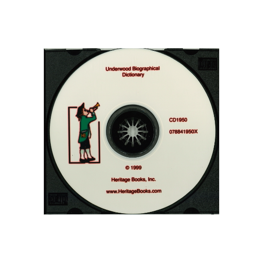 CD-Underwood Biographical Dictionary: Volumes 1 and 2