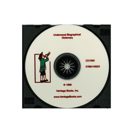 CD-Underwood Biographical Dictionary: Volumes 1 and 2