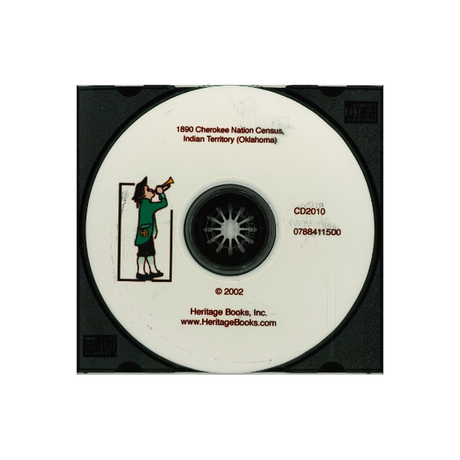 CD-1890 Cherokee Nation Census, Indian Territory (Oklahoma)