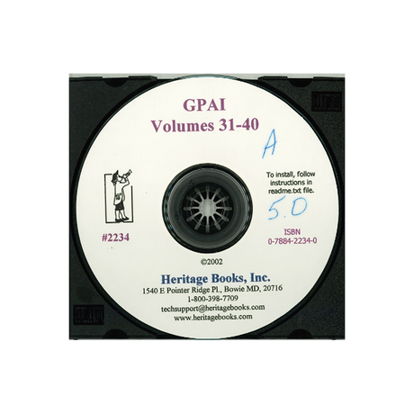 CD-Genealogical Periodical Annual Index: Key to the Genealogical Literature, Volume 31-40, 1992-2001