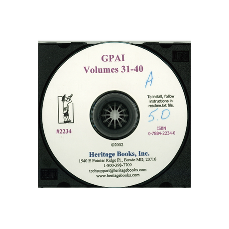 CD-Genealogical Periodical Annual Index: Key to the Genealogical Literature, Volume 31-40, 1992-2001