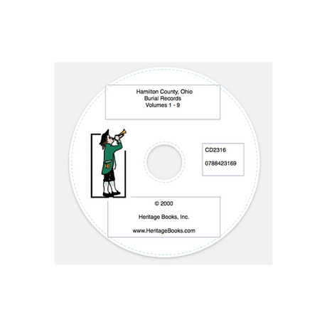 CD-Hamilton County, Ohio Burial Records, Volume 1-9