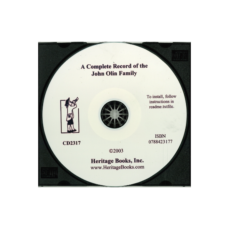 CD-A Complete Record of the John Olin Family