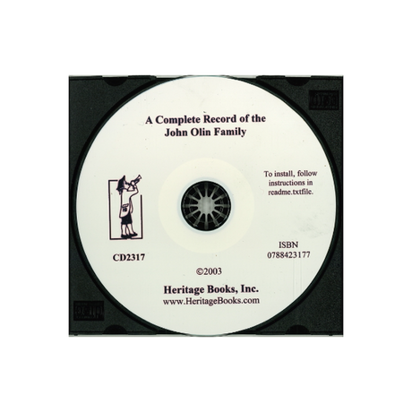 CD-A Complete Record of the John Olin Family
