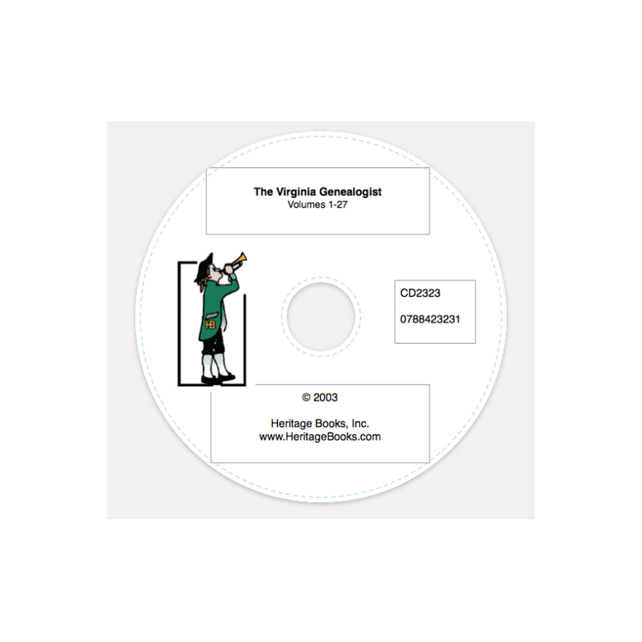 CD-The Virginia Genealogist, Volumes 1-27