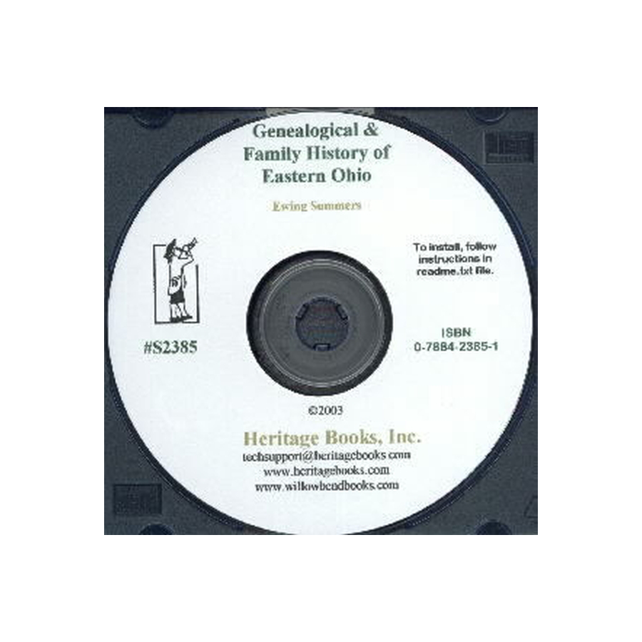 CD: Genealogical and Family History of Eastern Ohio