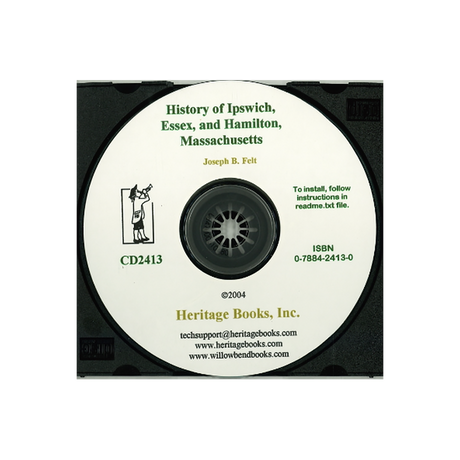 CD-History of Ipswich, Essex and Hamilton, Massachusetts