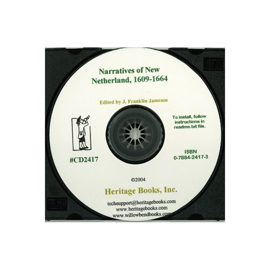 CD-Narratives of New Netherland, 1609-1664