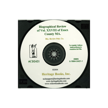 CD-Biographical Review, Volume XXVIII, Containing Life Sketches of Leading Citizens of Essex County, Massachusetts