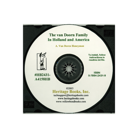 CD-The van Doorn Family (Van Doorn, Van Dorn, Van Doren, etc.) in Holland and America, 1088-1908