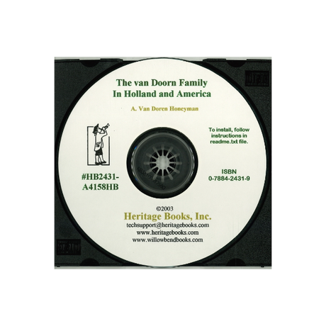 CD-The van Doorn Family (Van Doorn, Van Dorn, Van Doren, etc.) in Holland and America, 1088-1908