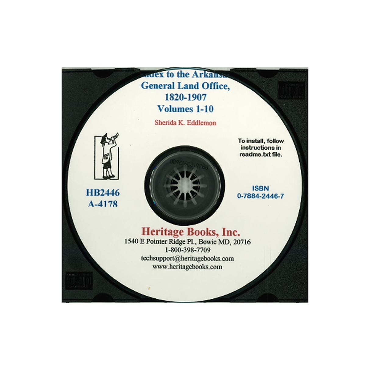 CD-Index to the Arkansas General Land Office, 1820-1907, Volumes 1-10