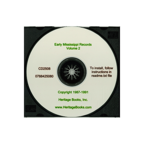 CD-Early Mississippi Records: Volume 2