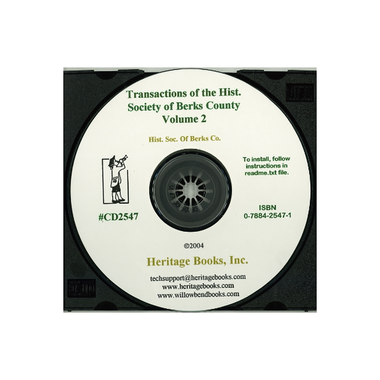 CD-Transactions of the Historical Society of Berks County [Pennsylvania], Volume 2