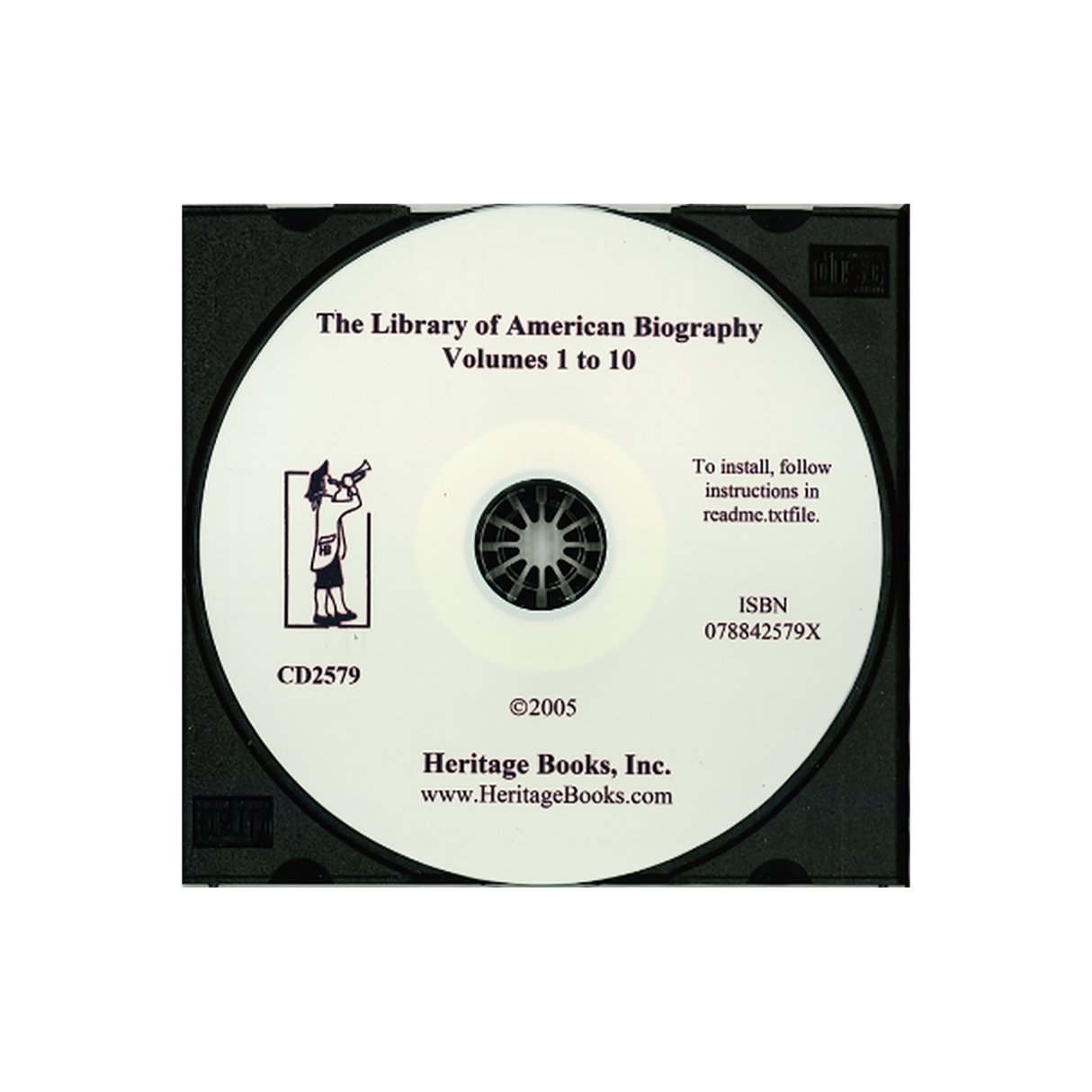 CD-The Library of American Biography: Volumes 1 to 10