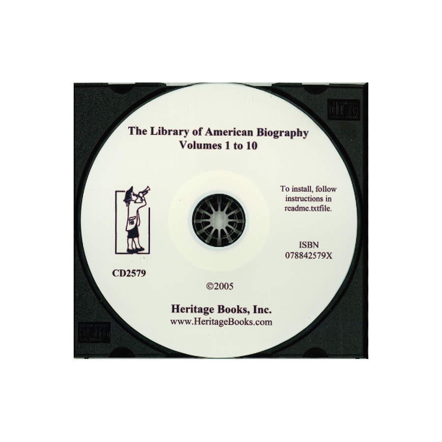 CD-The Library of American Biography: Volumes 1 to 10