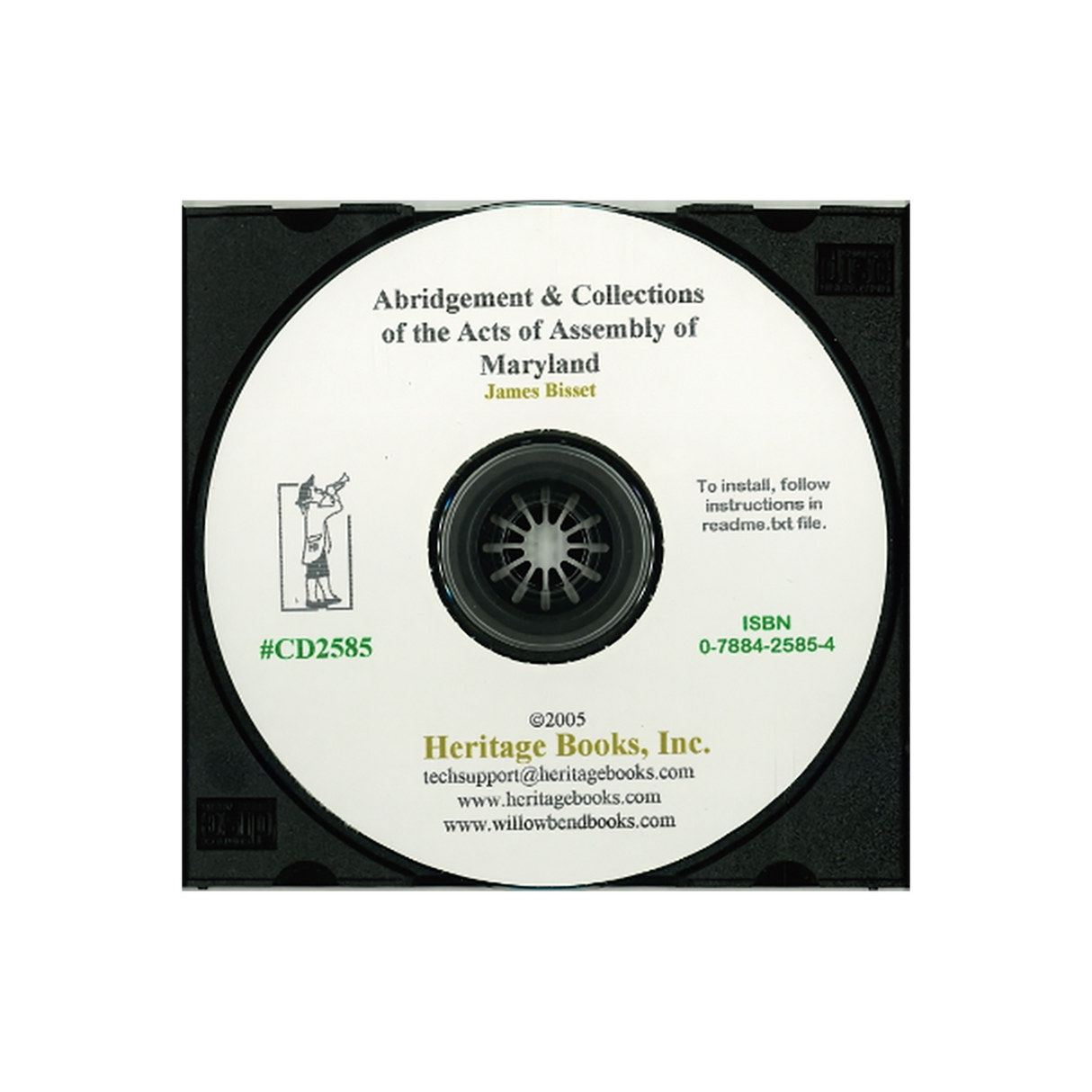 CD-Abridgement and Collection of the Acts of Assembly of the Province of Maryland