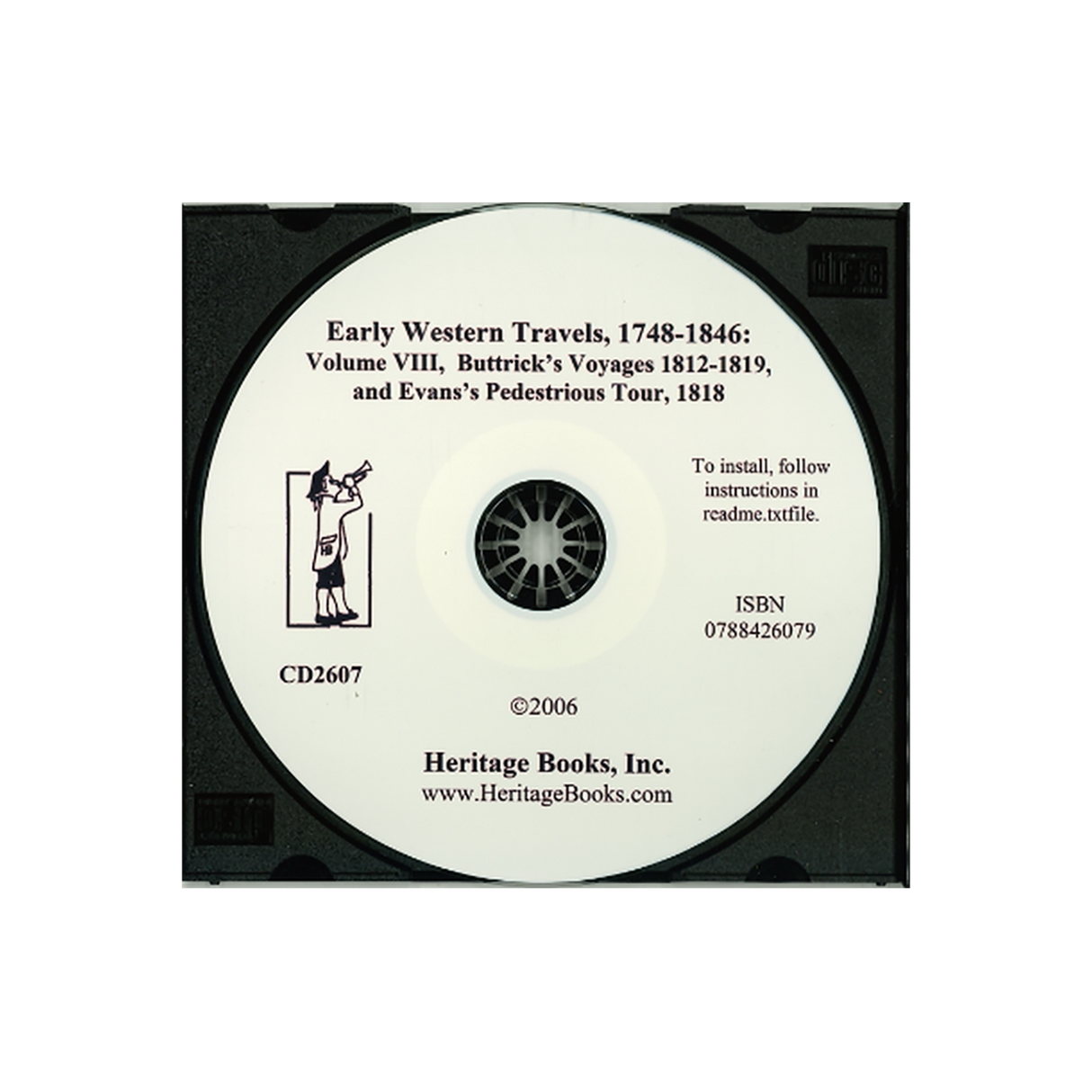 CD-Early Western Travels, 1748-1846, Volume VIII: Buttrick's Voyages, 1812-1819 and Evans's Pedestrious Tour, 1818
