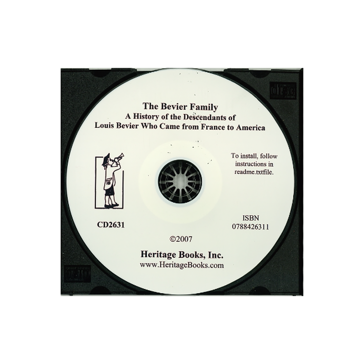 CD-The Bevier Family: A History of the Descendants of Louis Bevier