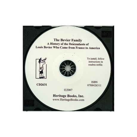 CD-The Bevier Family: A History of the Descendants of Louis Bevier