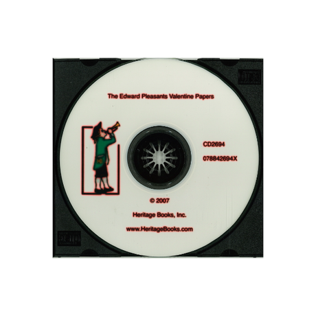 CD-The Edward Pleasants Valentine Papers: Abstracts of Records in the Local and General Archives of Virginia, Volumes 1-4