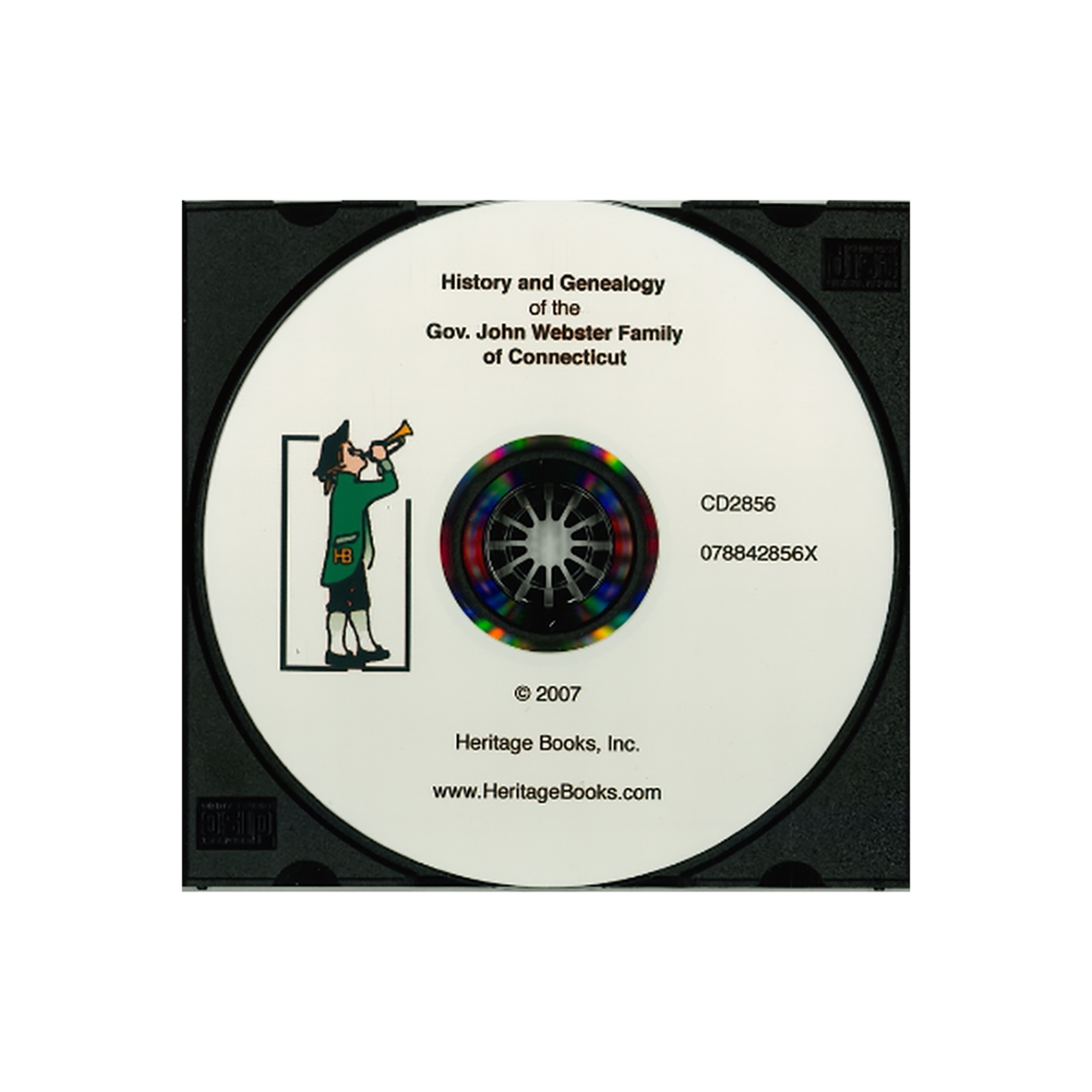 CD-History and Genealogy of the Gov. John Webster Family of Connecticut