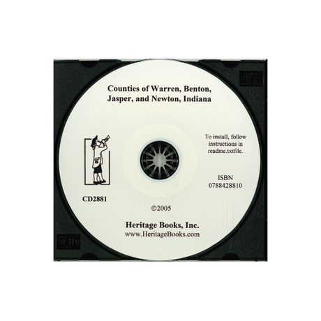 CD-Counties of Warren, Benton, Jasper and Newton, Indiana