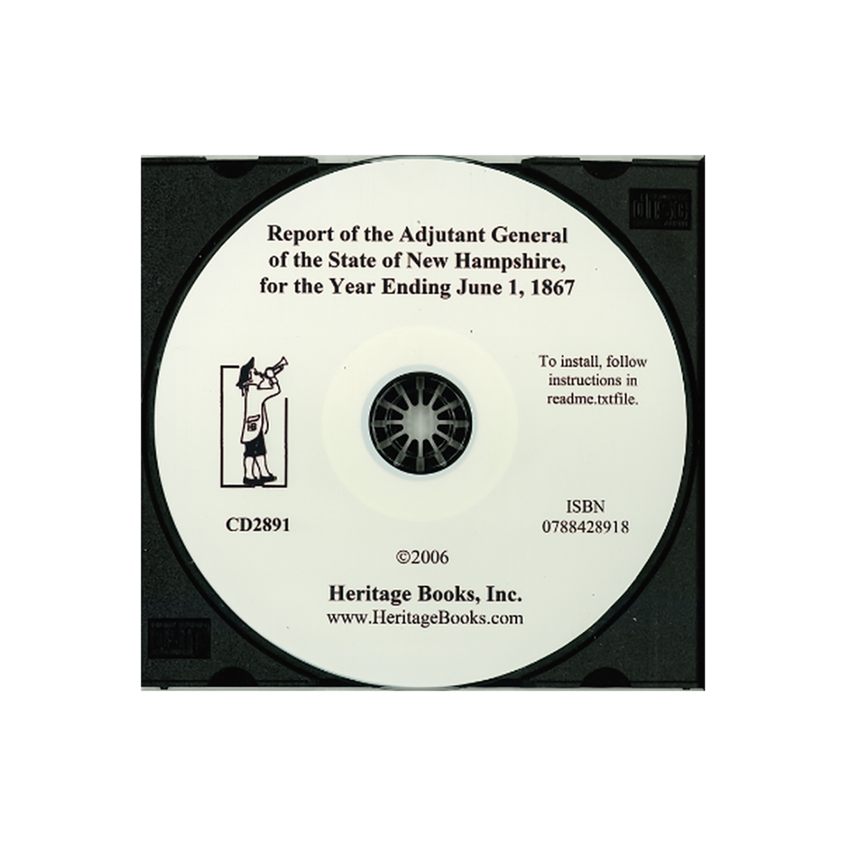 CD-Report of the Adjutant General of the State of New Hampshire, for the Year Ending June 1, 1867