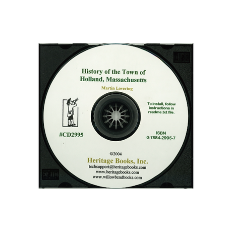 CD-History of the Town of Holland, Massachusetts