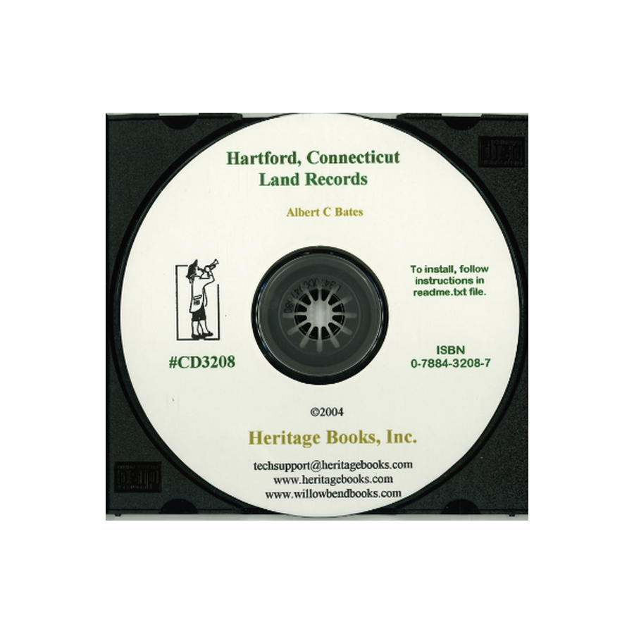 CD-Hartford, Connecticut Land Records, 1639-1688 and Births, Marriages and Deaths, 1644-1730