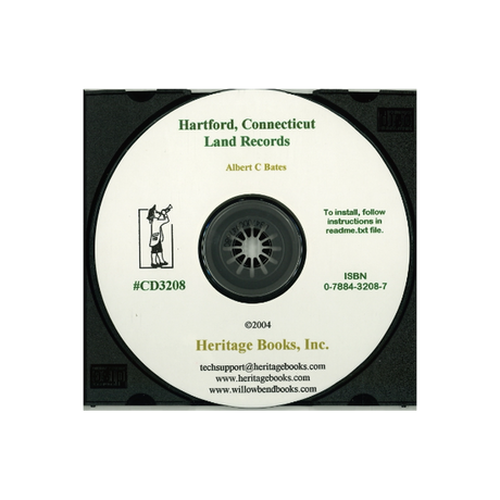 CD-Hartford, Connecticut Land Records, 1639-1688 and Births, Marriages and Deaths, 1644-1730