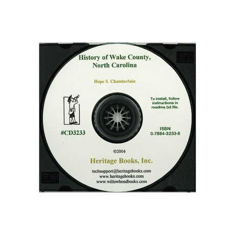 CD-History of Wake County, North Carolina