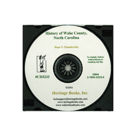 CD-History of Wake County, North Carolina