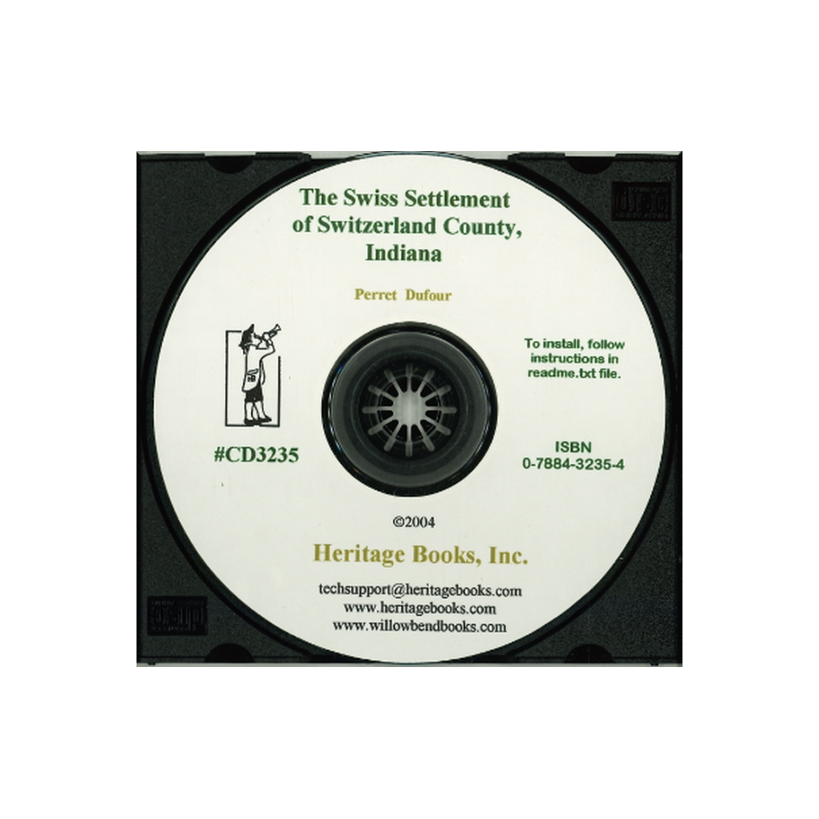 CD-The Swiss Settlement of Switzerland County, Indiana