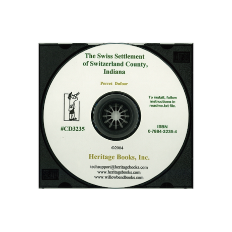 CD-The Swiss Settlement of Switzerland County, Indiana