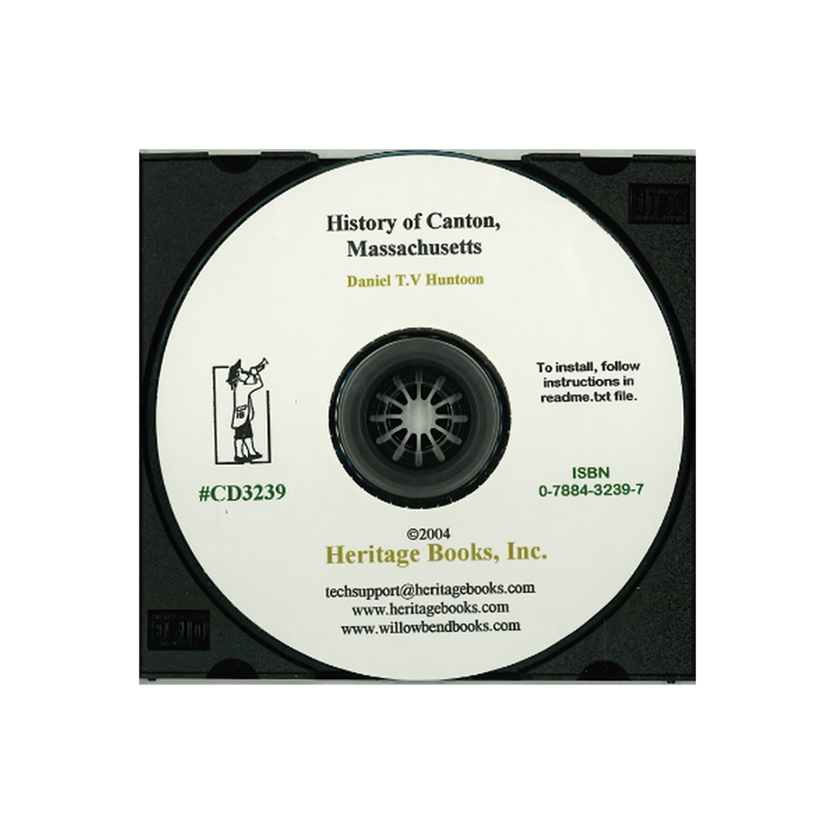 CD-History of the Town of Canton, Massachusetts