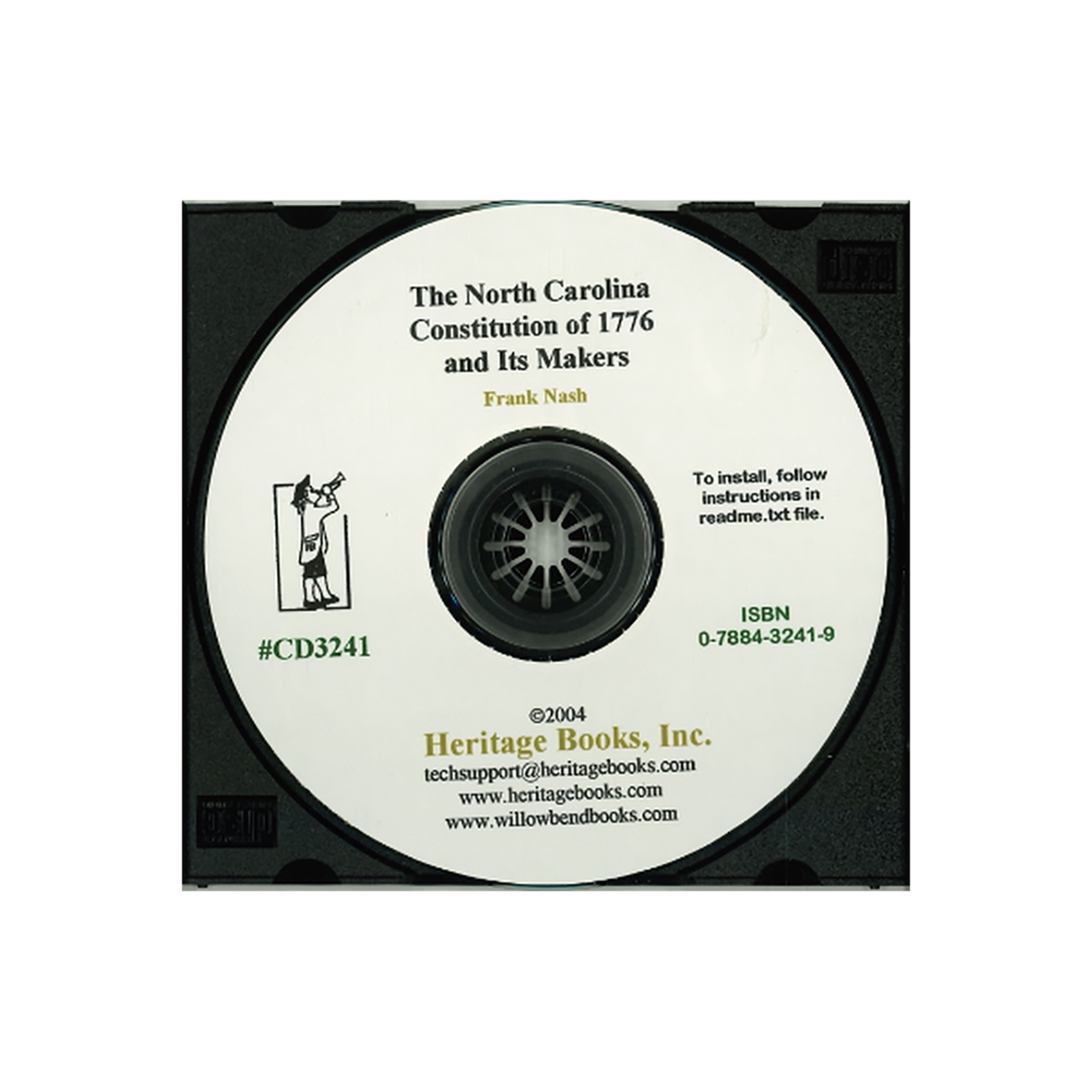CD-The North Carolina Constitution of 1776 and Its Makers