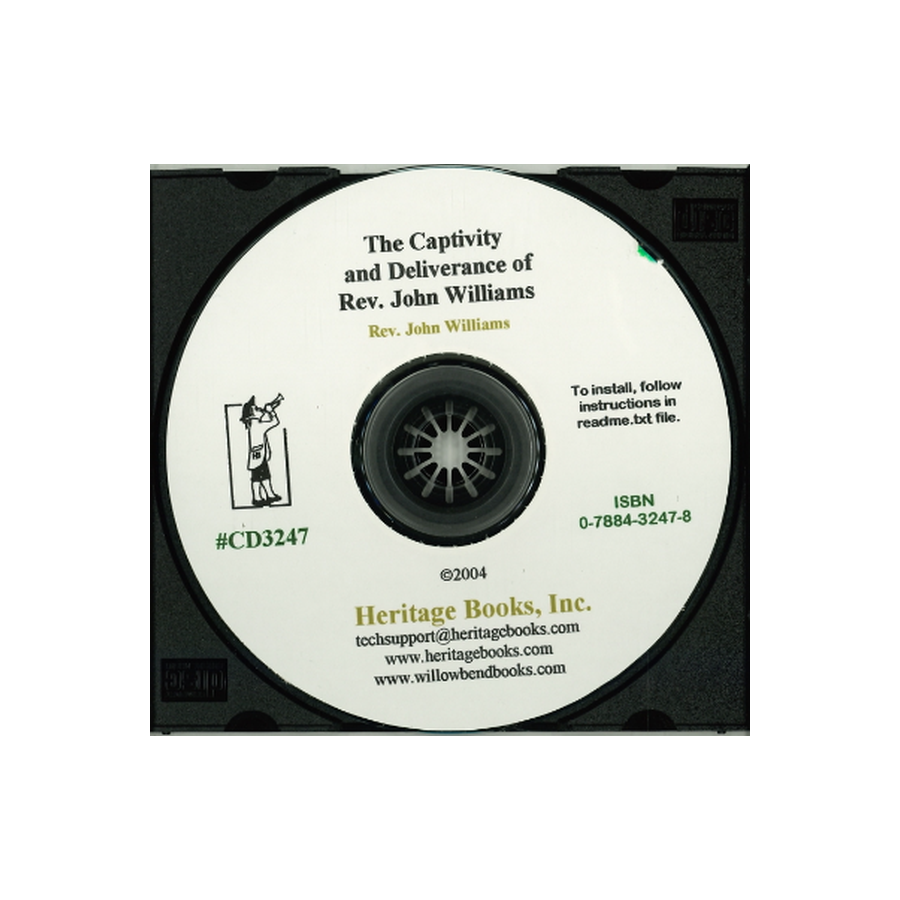 CD-The Redeemed Captive Returning to Zion, or the Captivity and Deliverance of Rev. John Williams