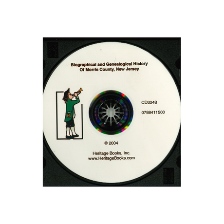 CD-Biographical and Genealogical History of Morris County, New Jersey