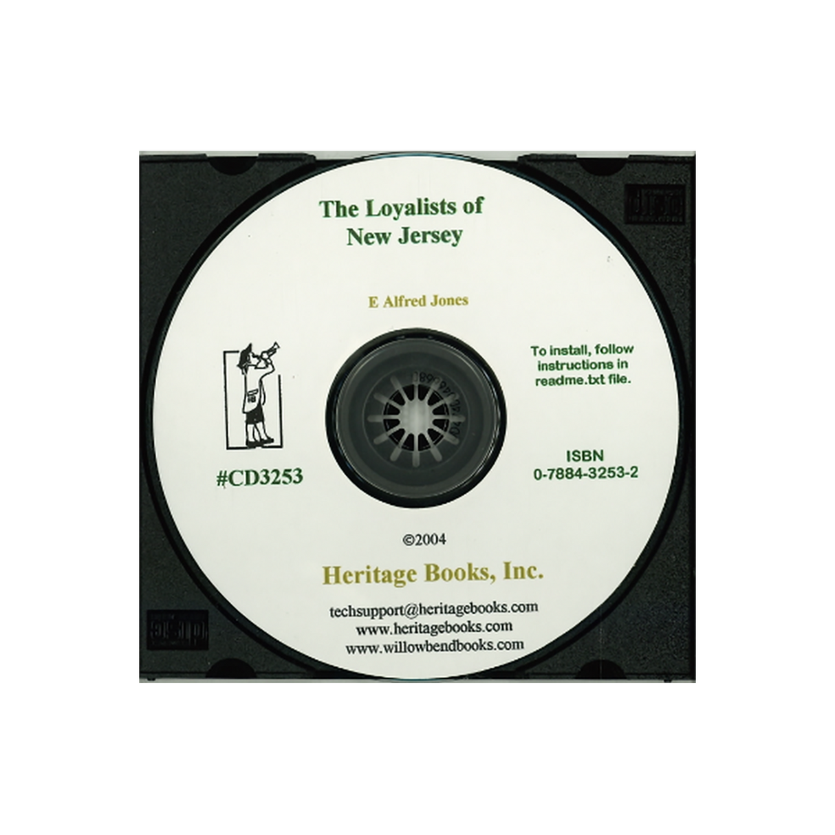 CD-The Loyalists of New Jersey: Their Memorials, Petitions, Claims, etc. from English Records