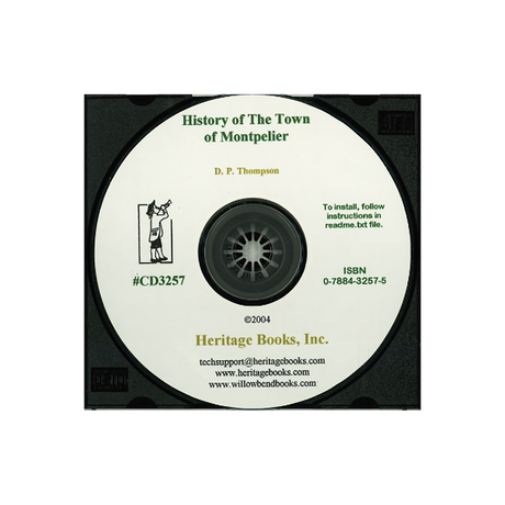 CD-History of the Town of Montpelier, Vermont
