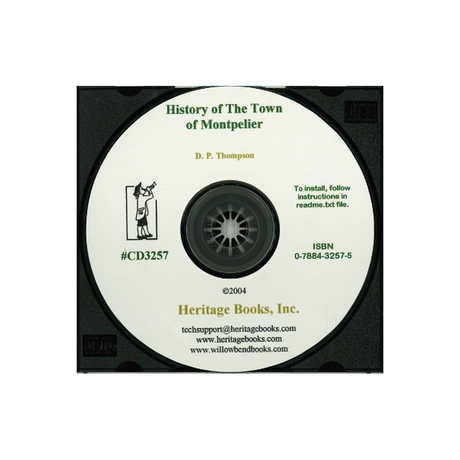CD-History of the Town of Montpelier, Vermont