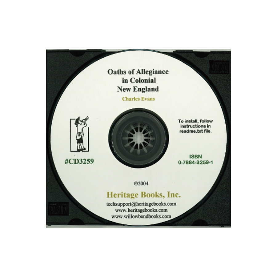 CD-Oaths of Allegiance in Colonial New England
