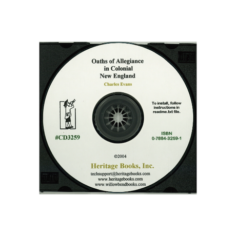 CD-Oaths of Allegiance in Colonial New England