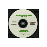 CD-Tercentenary History of Maryland, Volume 1 of 4