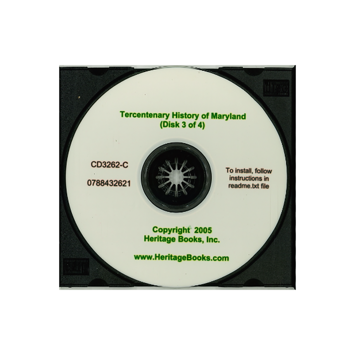 CD-Tercentenary History of Maryland, Volume 3 of 4