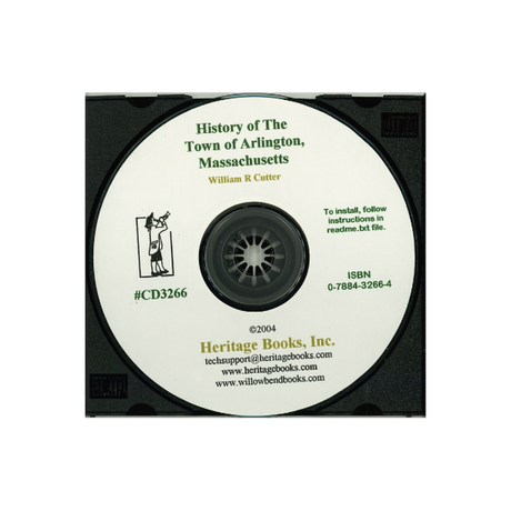 CD-History of the Town of Arlington, Massachusetts