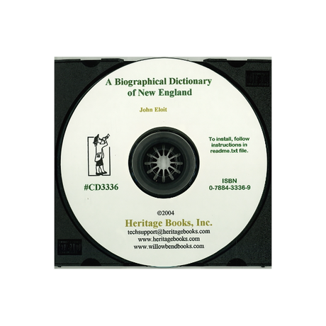 CD-A Biographical Dictionary Containing a Brief Account of the First Settlers