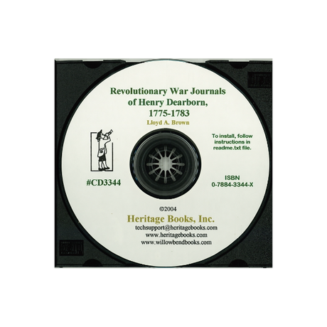 CD-Revolutionary War Journals of Henry Dearborn, 1775-1783