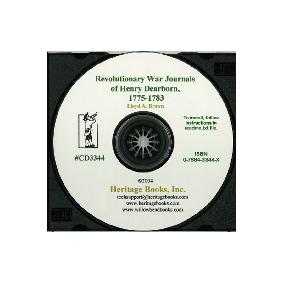 CD-Revolutionary War Journals of Henry Dearborn, 1775-1783